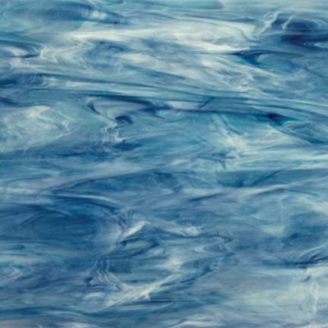 6033-83CC (30*30) Clear, white, navy aqua Pearl Opal