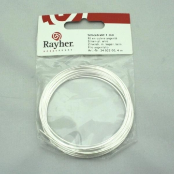 Hõbetatud traat 1mm