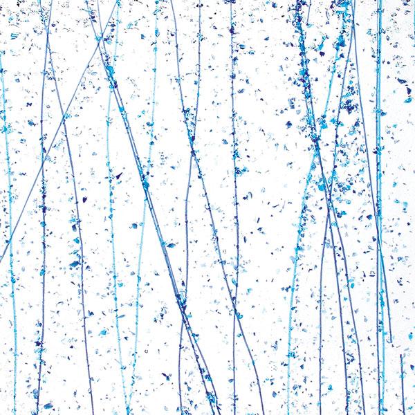 Bullseye Mardi Gras 4216-0000 (25x25), Royal Blue