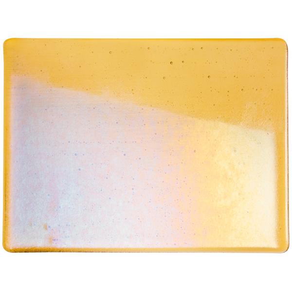 Bullseye 1137-0031 (25x25), Medium Amber, IRID rainbow