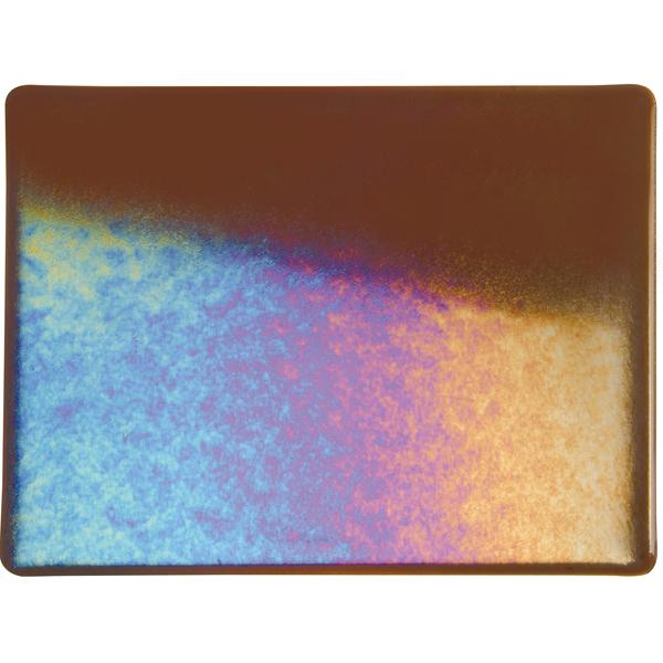 Bullseye 1119-0031 (25x25), Sienna, Irid Rainbow