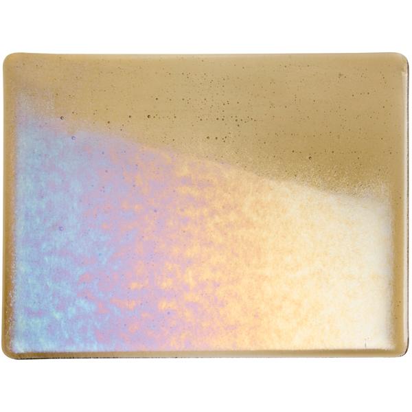 Bullseye 1409-0031 (25x25), Light Bronze, Irid Rainbow