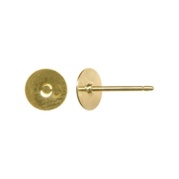 Kõrvarõnga tagused, 6mm Kuldne
