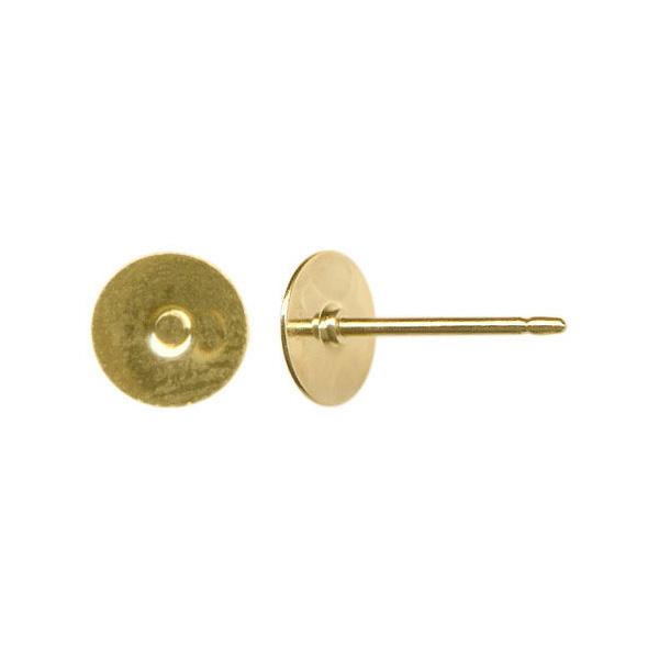 Kõrvarõnga tagused, 6mm Kuldne