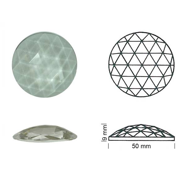 Juveel Fassett, Läbipaistev 50mm