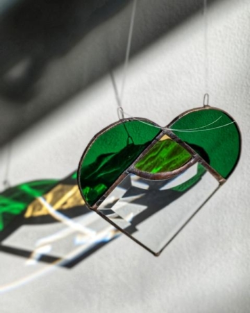 SÜDA, rohelise kollasega