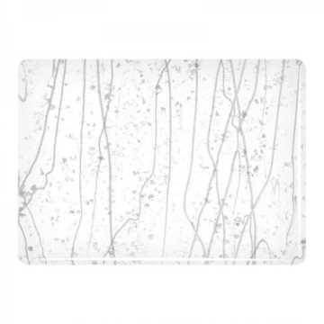 Mardi Gras 4237-0000 (25*25), Vanilla/White