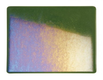 Bullseye 1112-0031 (25*25), Aventurine Green, Irid Rainbow