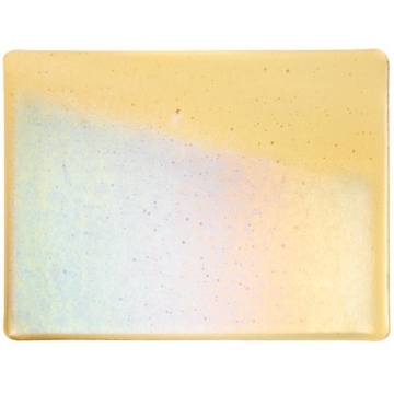 Bullseye 1437-0031 (25*25), Light Amber, Irid Rainbow