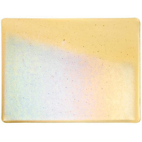 Bullseye 1437-0031 (25*25), Light Amber, Irid Rainbow