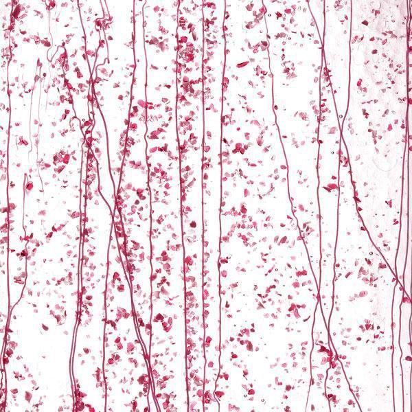 Mardi Gras 4215-0000 (25*25), Pink and Cranberry Frit