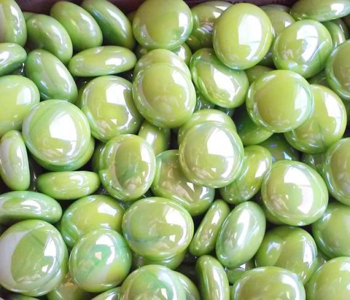 Klaashelmes lüstriga, heleroheline, 20mm