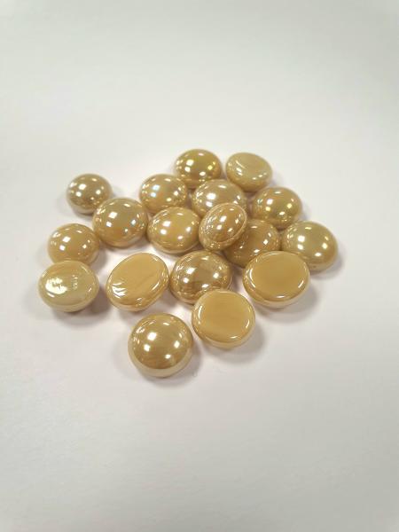 Klaashelmes mini, opaakne kreem 10mm, lüstriga