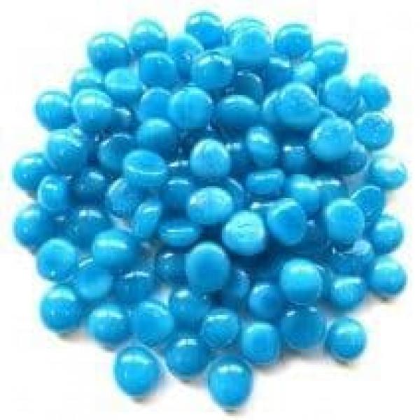 Klaashelmes mini, opaakne türkiis 10mm