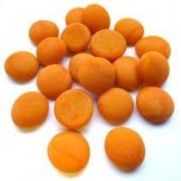 Klaashelmes oranž opaakne matt 20mm