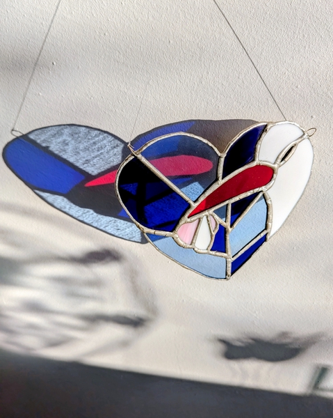 Vitraaž “Valge-toonekurg”