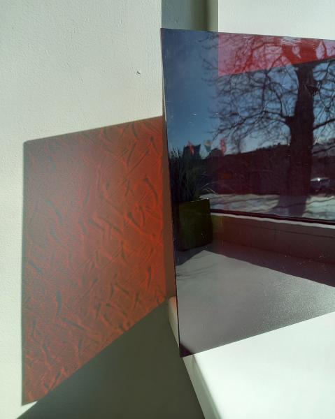 Nr.9 sügav punane masinantiik, 30x30