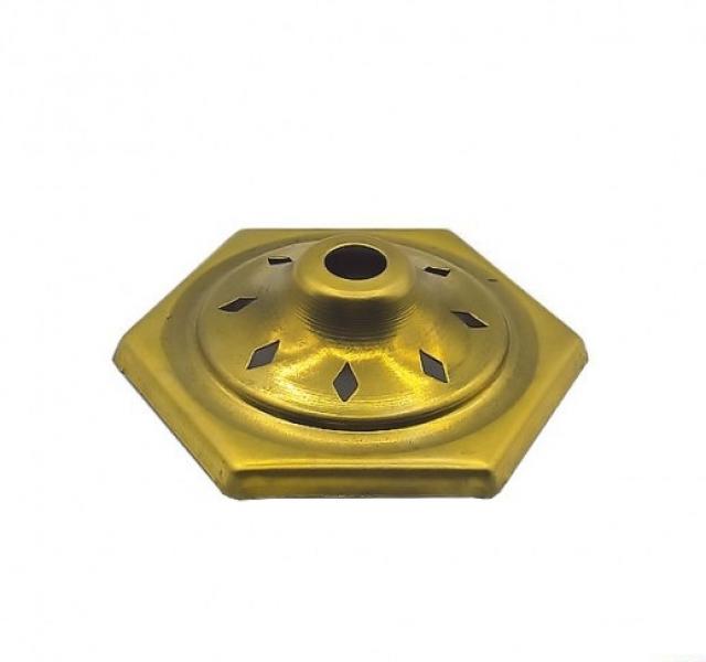 Tiffany lambi Lambimüts, kuusnurk vask 7,9cm