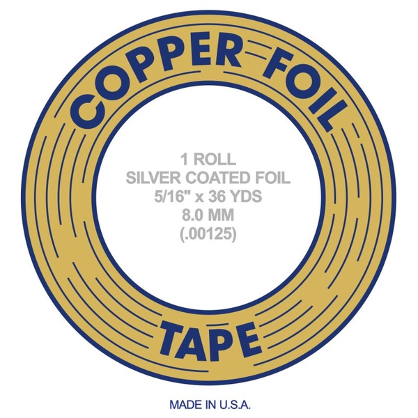 Vaskfooliumteip 8,0mm, Hõbe