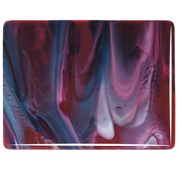 Bullseye 3346-0030 (25*25), Cranberry Pink, Azure Blue, White