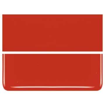 Bullseye 0024-0030 (25*25), Tomato Red Opalescent