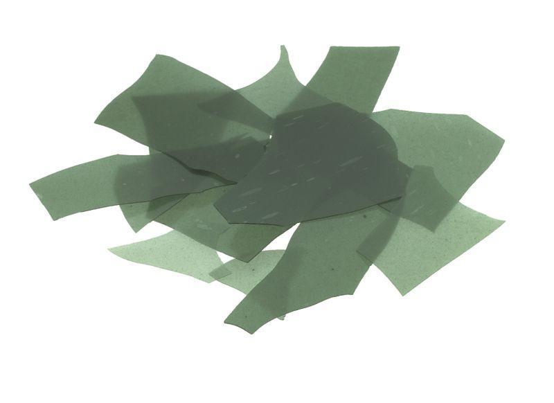 BULLSEYE Confetti 1112 F, Aventurine Green, 113g