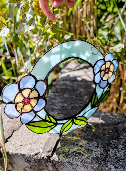 Vitraaž peegel "Lillepärg"