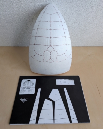 Tiffany lambi ülesehitus vorm, 40cm