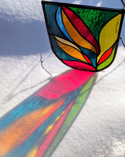 Vitraaž "Elu pakub värve"