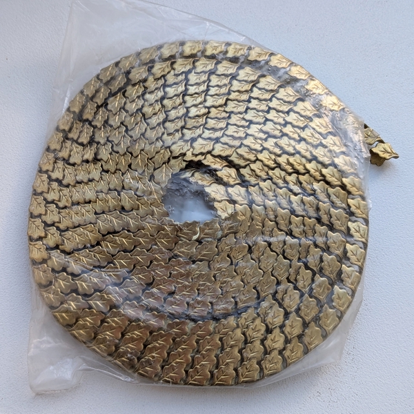 Tiffany vitraaži ääristus lehe kaunistusega, 2m