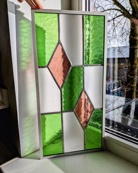 Vitraaž Geomeetriline mitme tooniga