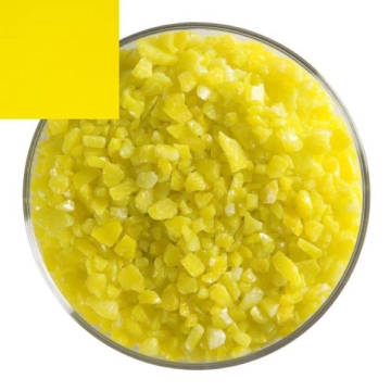 Bullseye Frit 0120-0003 F, Coarse 141g, Canary Yellow